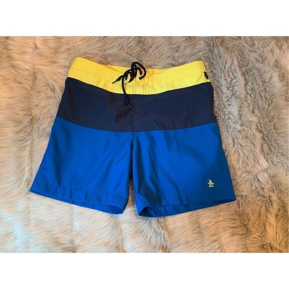 Men's Penguin swim trunks Size 31 - Picture 1 of 3